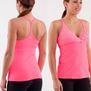 Lululemon Pink Pure Balance Tank Sz 8